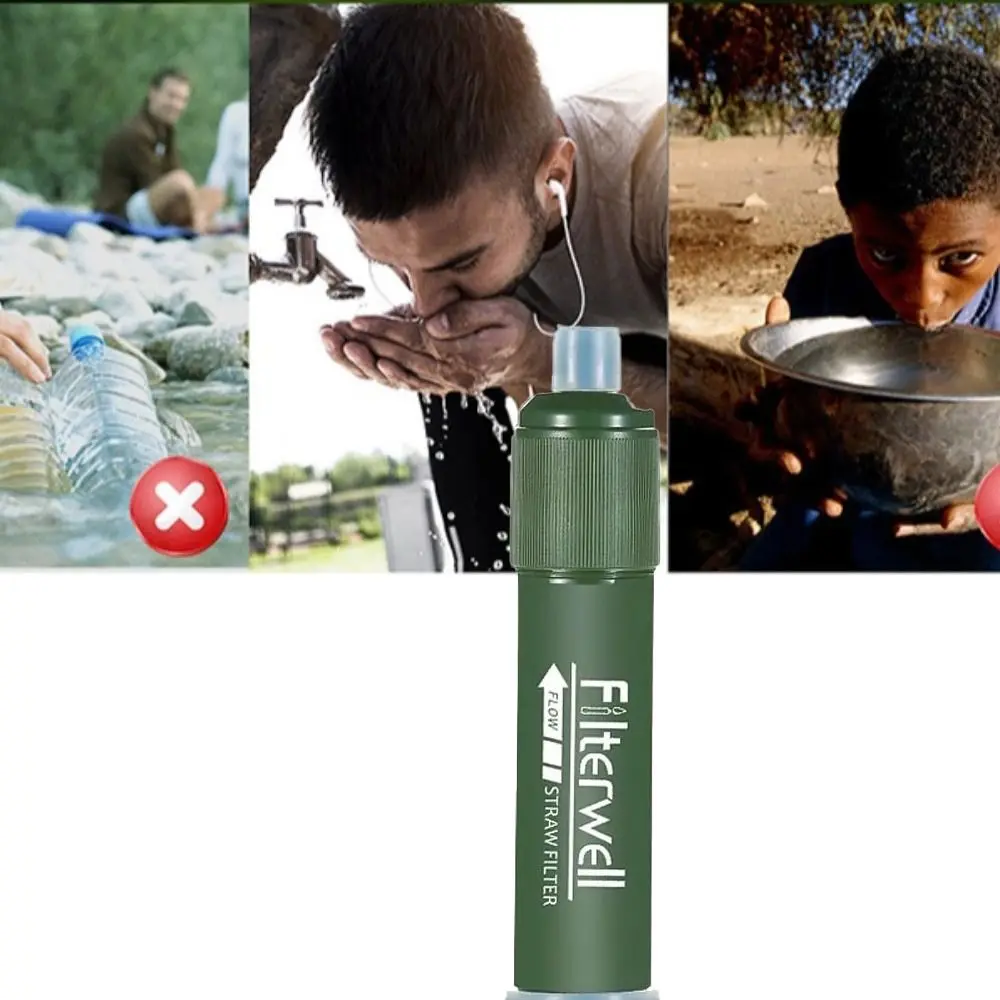 

1 Set TUP Purification Water Filter Direct Drinking Portable Individual Water Purifier Mini Water Bag Drinking Water Filtering