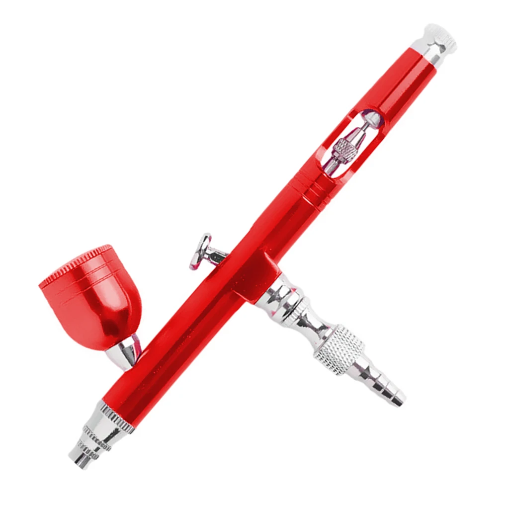 

Airbrush Tool Dual Action Gravity Feed 0.3mm Nozzle Spray Gun Cake Decorating Brushes For Nail Manicure With Wrench Straw