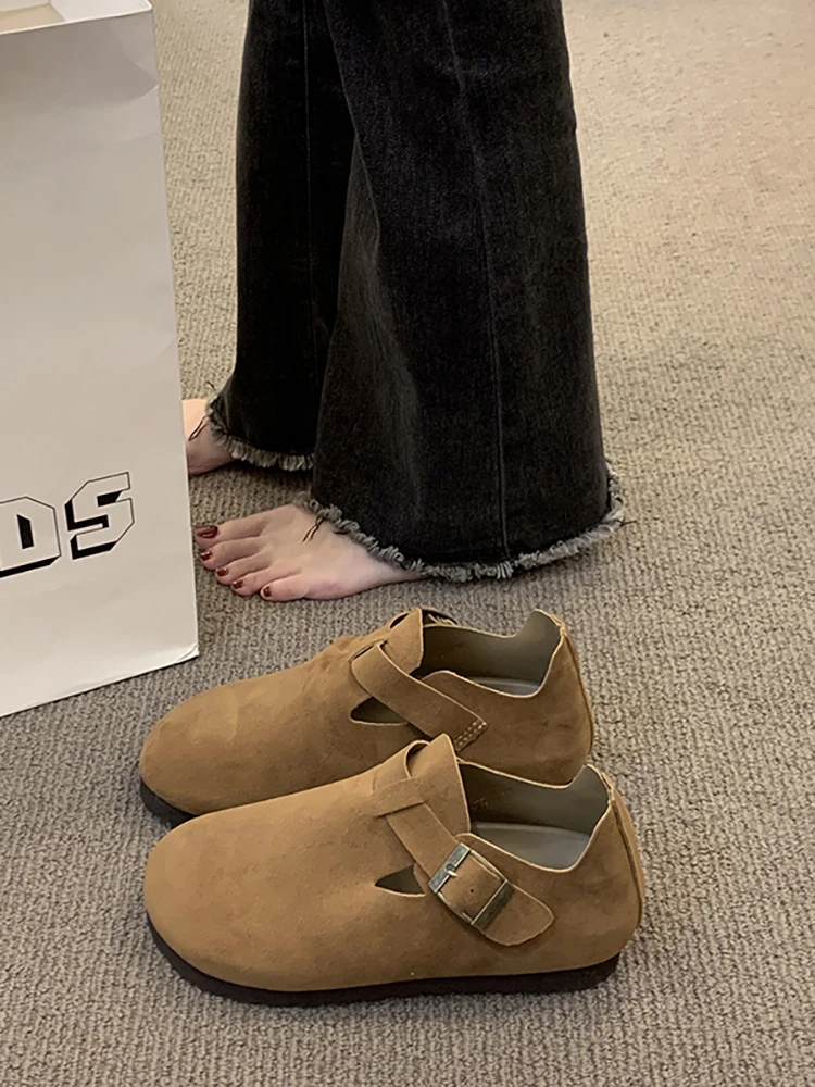 

Мокасины женские универсальные, кроссовки с круглым носком, платформа, плоская подошва, клоги, Мокасины, повседневная обувь на осень