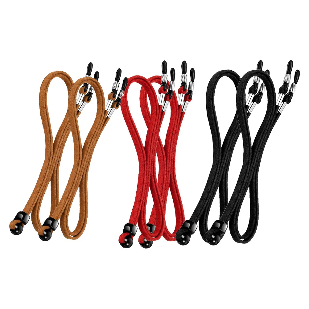 

6Pcs Eyeglasses Anti Lost Strap String Adjustable Eyewear Glasses Lanyard Holder