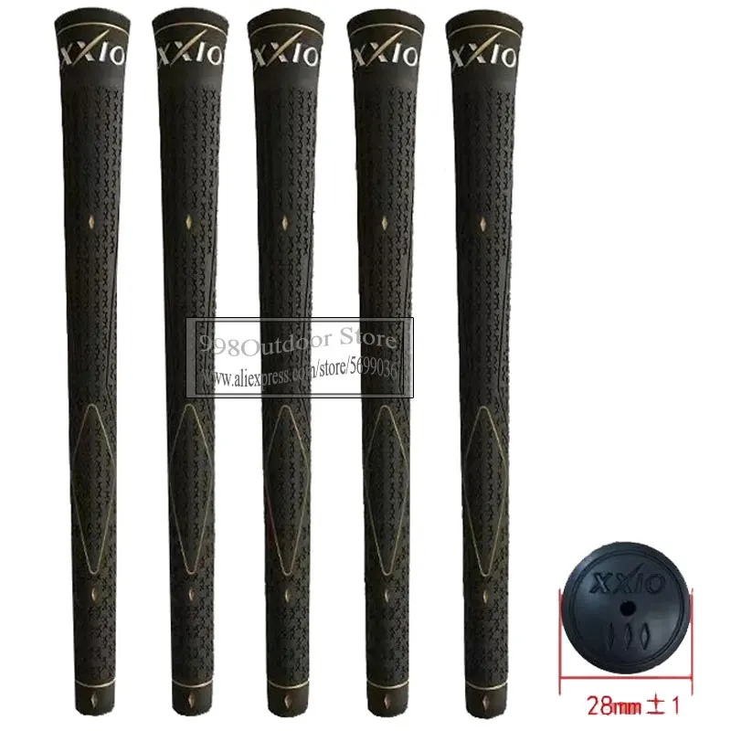 

New Golf Wood Grips Rubber Black Colors Irons Driver Clubs Grips