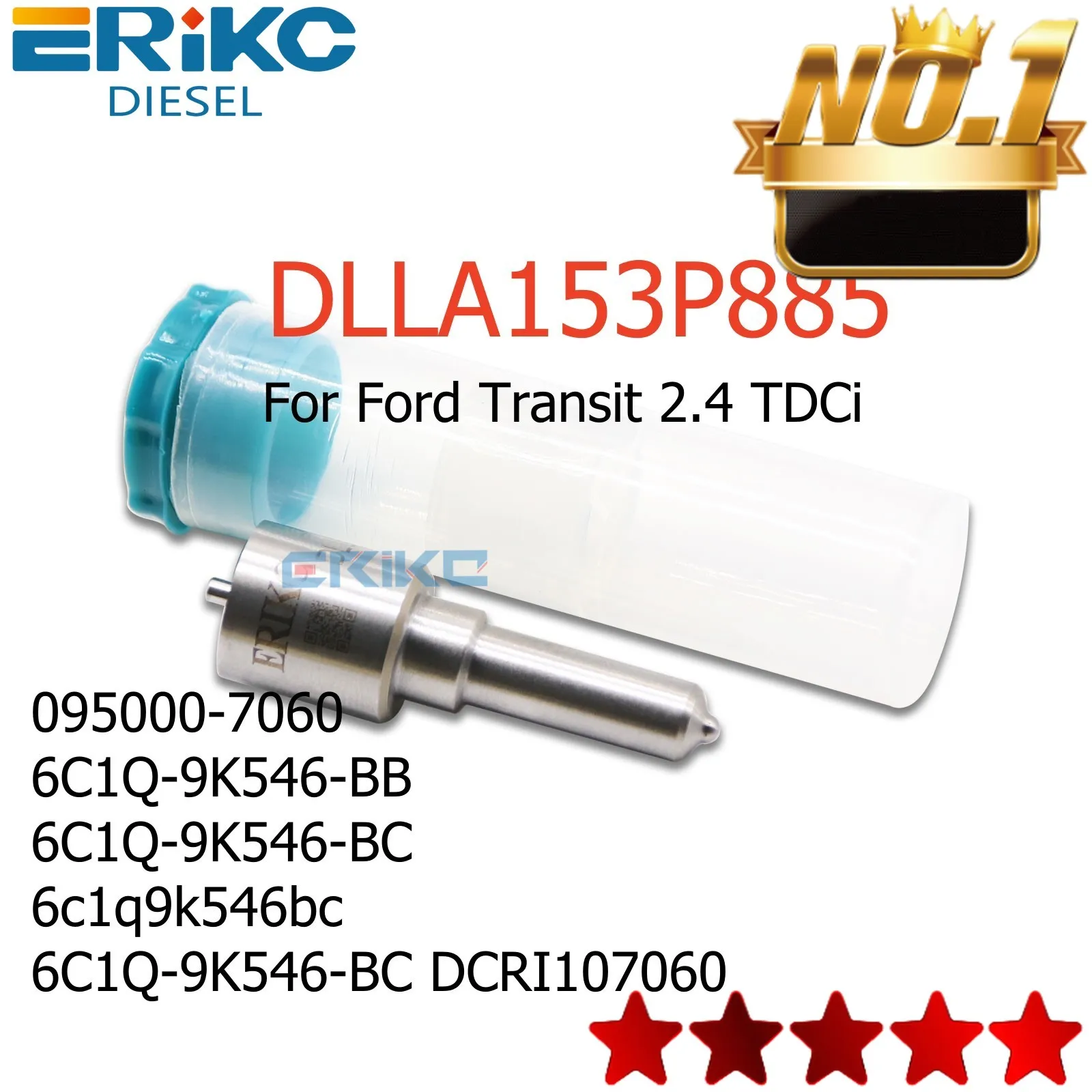 095000 -7060 6C1Q-9K546-BB Дизельная форсунка DLLA153P885 Наконечник форсунки DLLA 153 P 885 Подходит