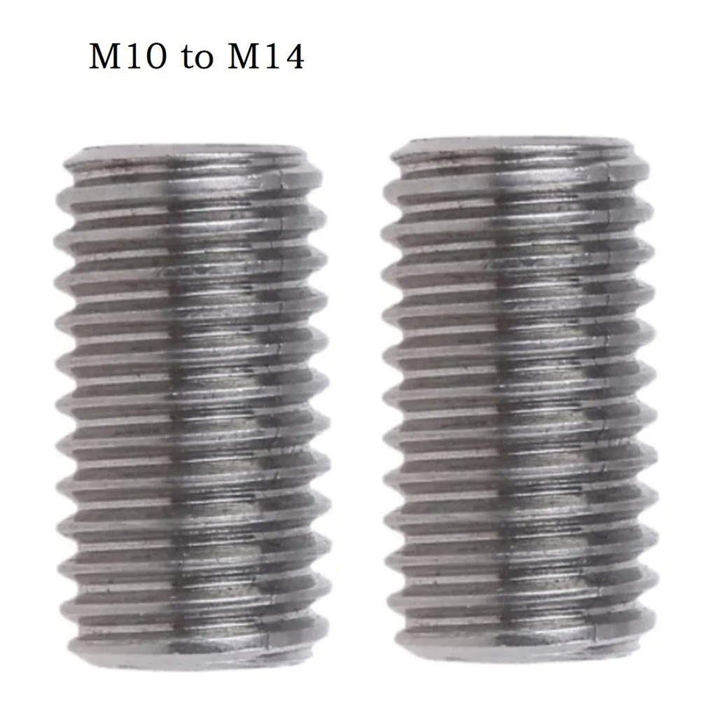 

2 Pcs M10 M14 Adapter Polishing Pad Connecting Rod Thread Drill Bit Interface Converter For Electric Polisher Angle Grinder Part