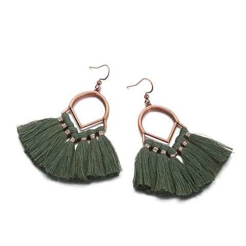 Серьги-капельки TopHanqi медного сплава