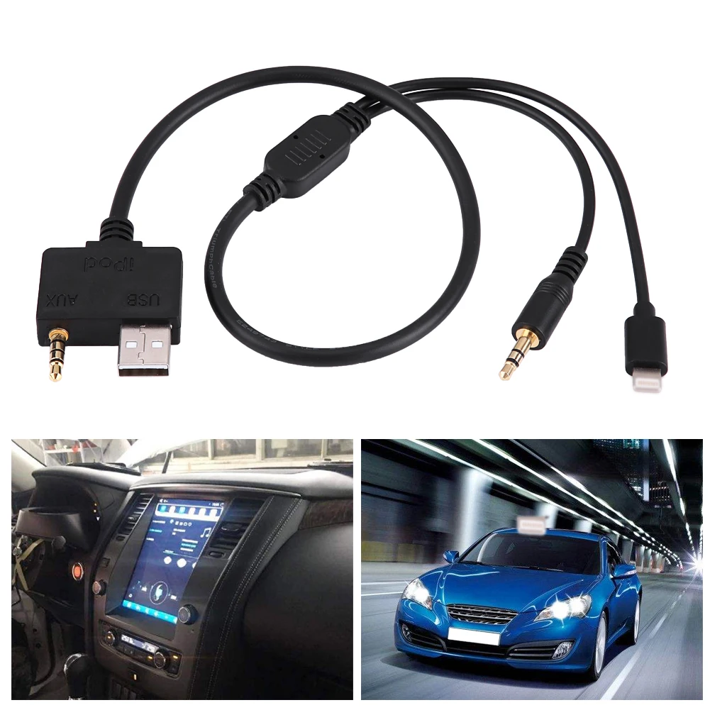 AUX-кабель для автомобильной аудиосистемы вспомогательный адаптер Hyundai KIA IPOD IPAD