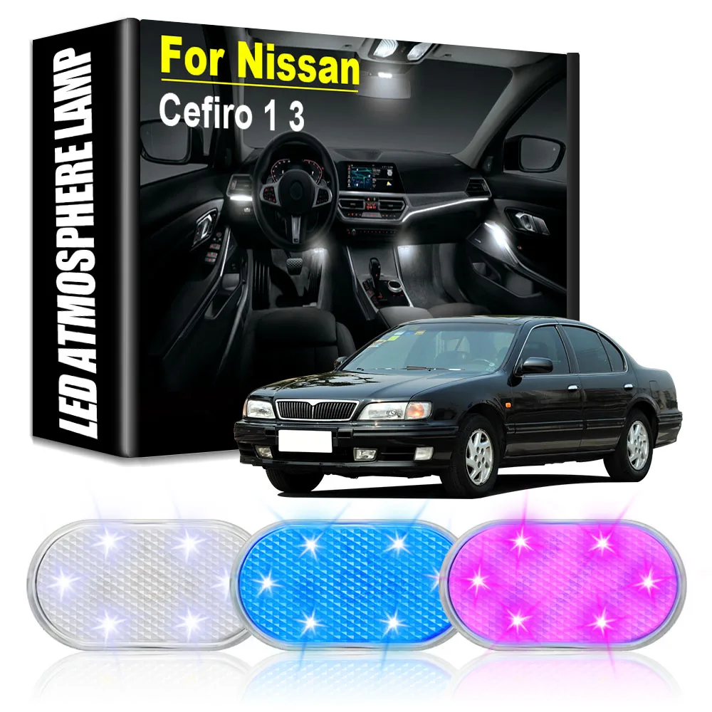 

Car LED Atmosphere Lights Rechargeable Touch led Lamps Car Interior Light Automotive Goods Car Accessories for Nissan Cefiro 1 3