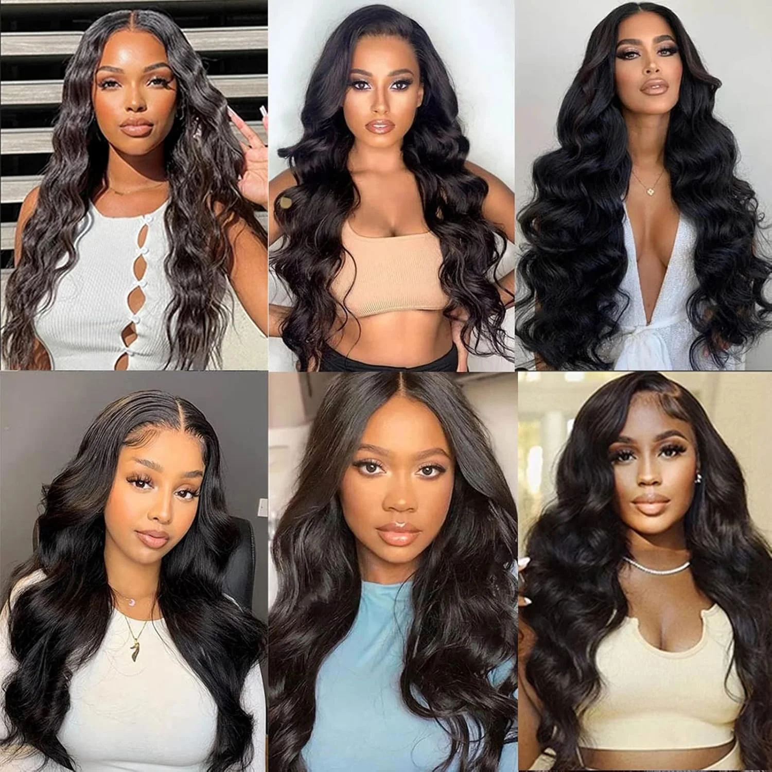 Объемные волнистые натуральные волосы бразильское плетение волос безклеевое