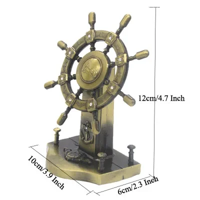 

Статуэтка металлического здания антикварная бронза