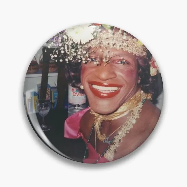 

Мягкая булавка для пуговиц Marsha P Johnson в истории, милая мультяшная брошь, ювелирное изделие, Забавный значок на воротник, значок для влюбленных, строительный подарок, шляпа