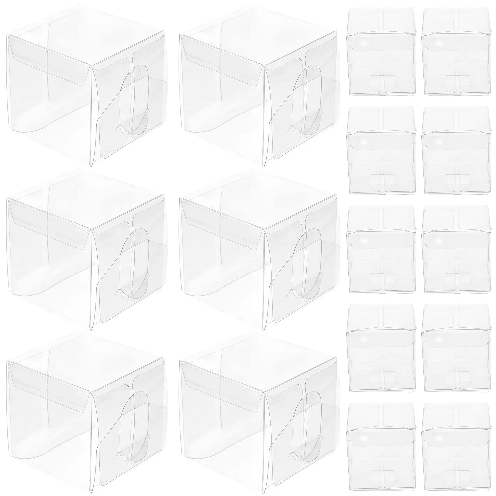 

20Pcs Containers Storage Boxes Organizer Clear Boxes For Favors Clear Party Favor Boxes Favor Boxes for Wedding