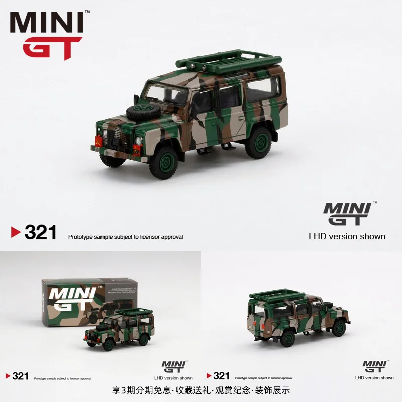 

MINI GT Malaysia Limited Edition 1:64 Land Rover Defender 110 Land Rover Defender SUV Car Model Collection Ornament Gift