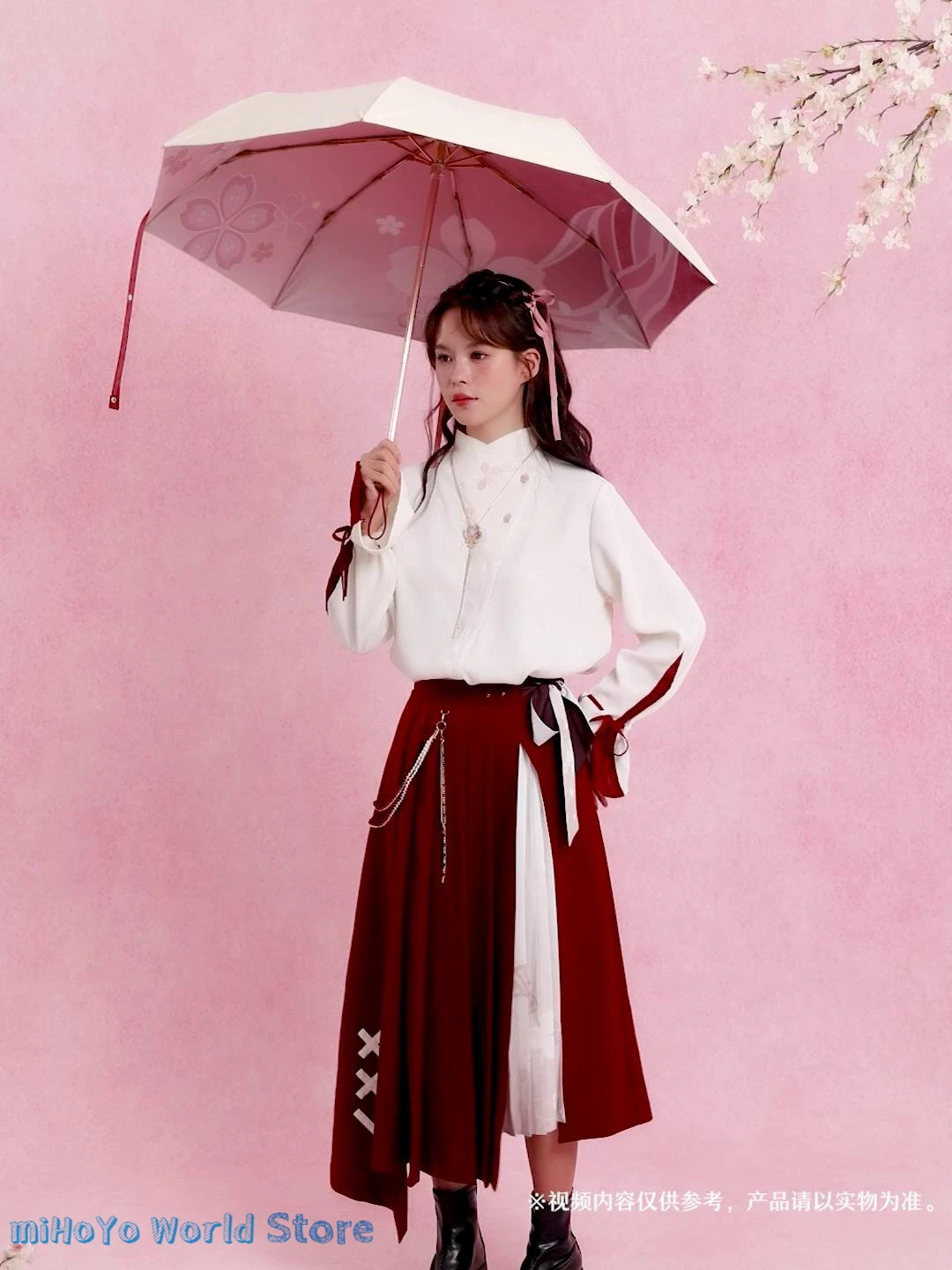 [Подлинный] Yae Miko Umbrella MiHoYo Официальный Genshin Impact Theme Impression Series Складной зонт