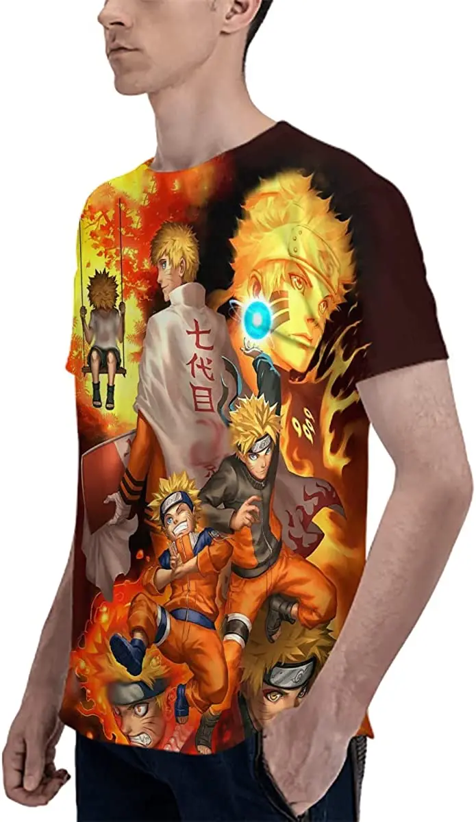 

Boys Girls Naruto Tshirts Cartoon Printed Children Tees Tops Short Sleeve Sakura Clothes for Summer Kids Japan Anime T Shirts