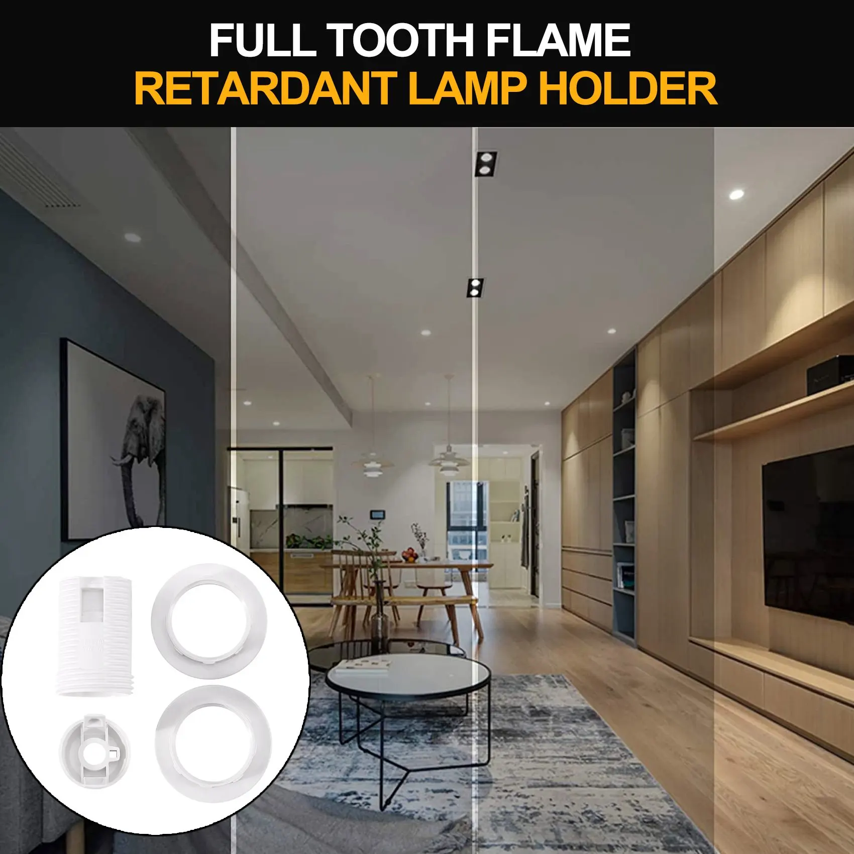 Пластиковая оболочка винтового типа E14 лампочка держатель лампы Розетка AC 250V 2A