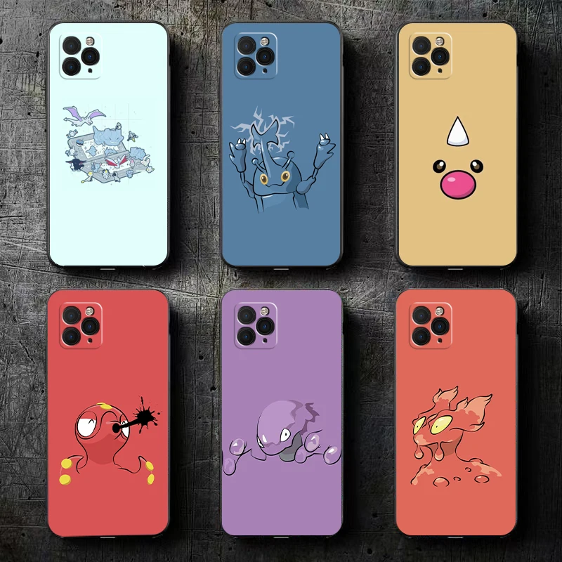 

Pokemon Pikachu Phone Case For Funda iPhone 11 13 12 Pro Max Mini X XR XS Max SE 2020 6 6s 7 8 Plus Coque Back Soft