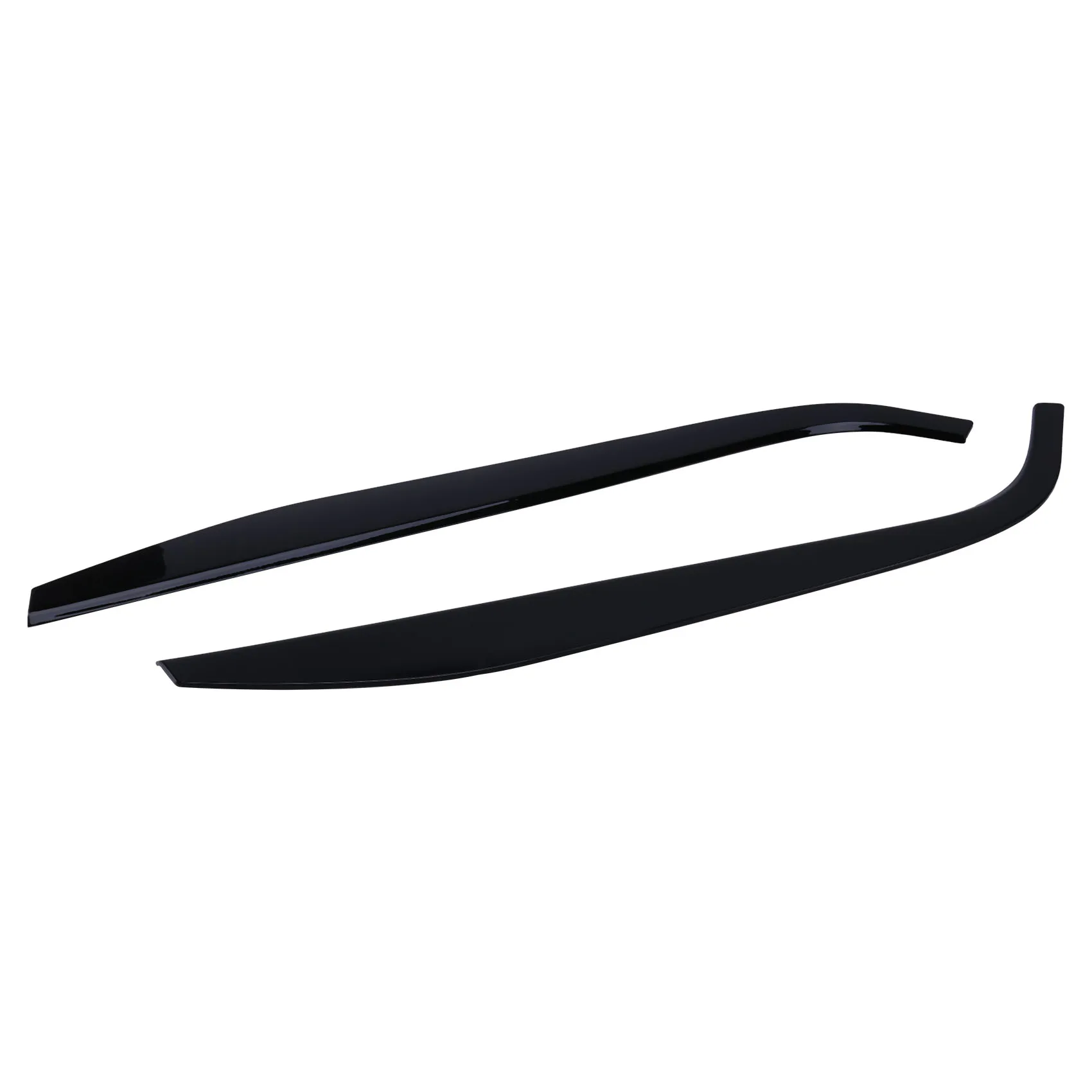 

Gloss Black 2Pcs Car Center Console Panel Side Cover Trim for Mercedes-Benz a Class W177 CLA C118 2019 2020