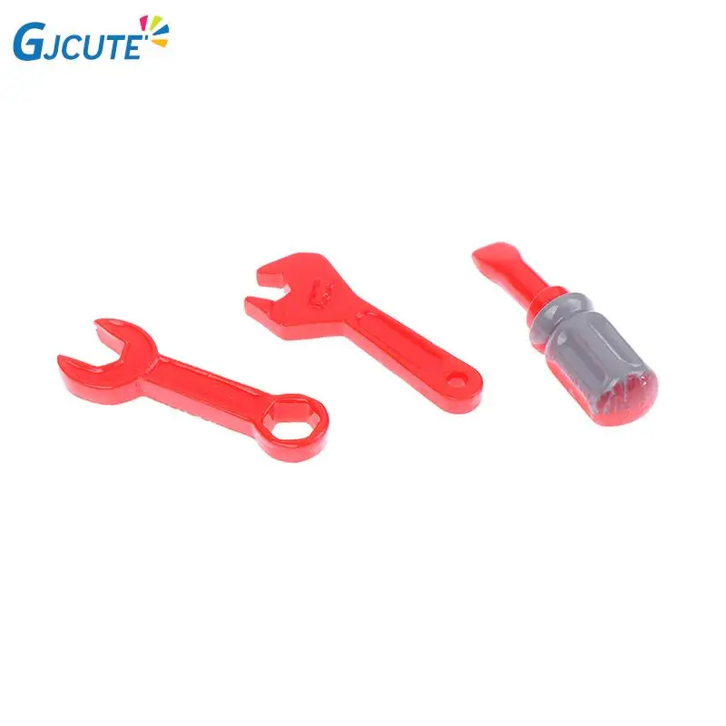 

3Pcs Dollhouse Miniature Repair Kits Accessories Miniature Hammer Wrench Doll House Furniture Decoration