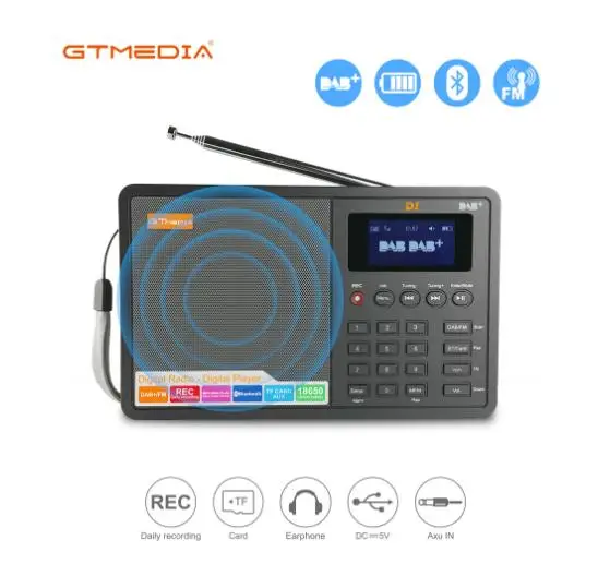 

Цифровое радио GTMEDIA D1 DAB + FM(RDS)