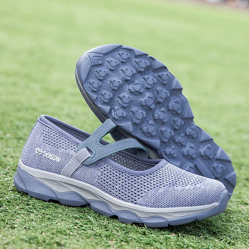 Womens Casual Walking Shoes Comfortable Breathable Mary Jane Shoes Breathable Lightweight Flatform Boat Shoe Mom Shoes Nurse