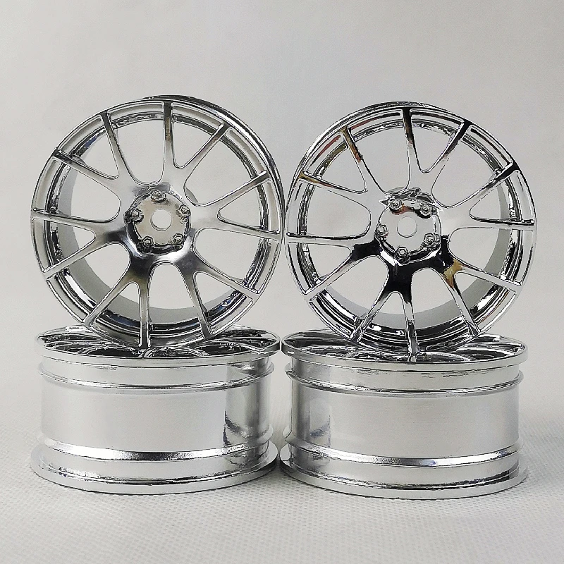 

4pcs 3/6/9mm Offset RC Car 1/10 Scale Plastic Wheels Rims Drift On Road Touring Racing Model Hobby