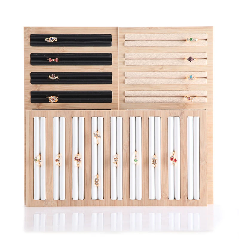 

Бамбуковый поднос для колец 29*15 см