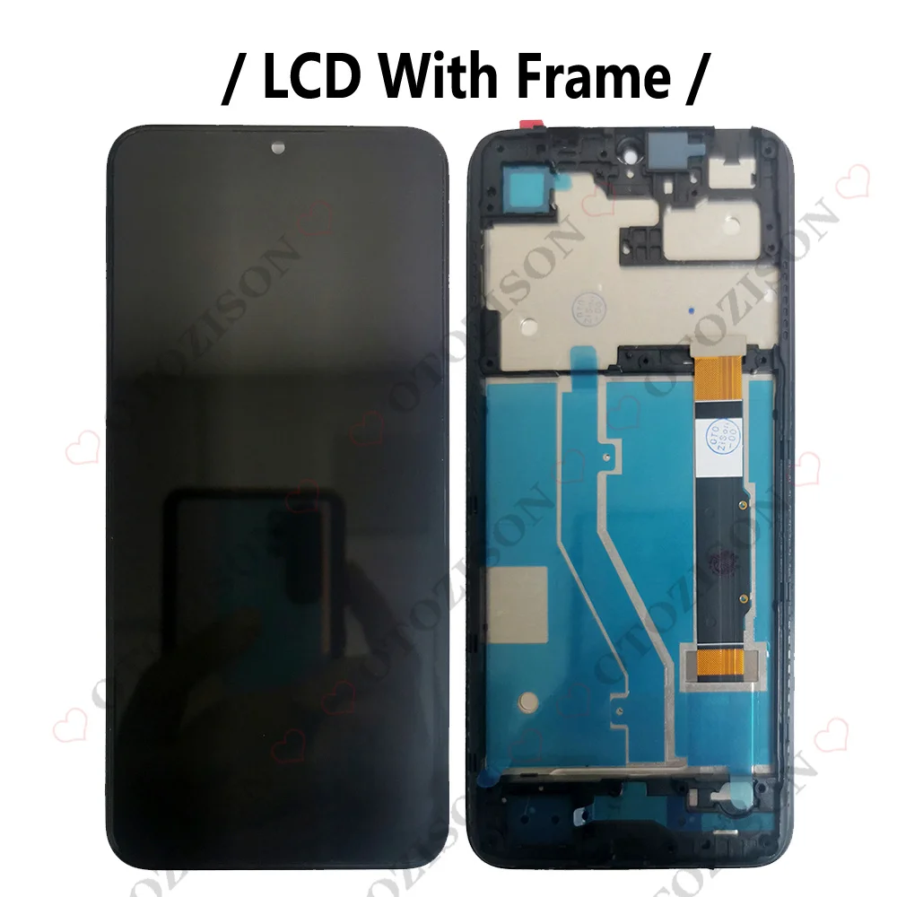 Фото Дисплей для TCL 30 SE XE XL V Z LE R 5G ЖК-дисплей T776H 6165H 6165A T767W T671G T602DL 30R Экран с рамкой и сенсорным дигитайзером в сборе №5
