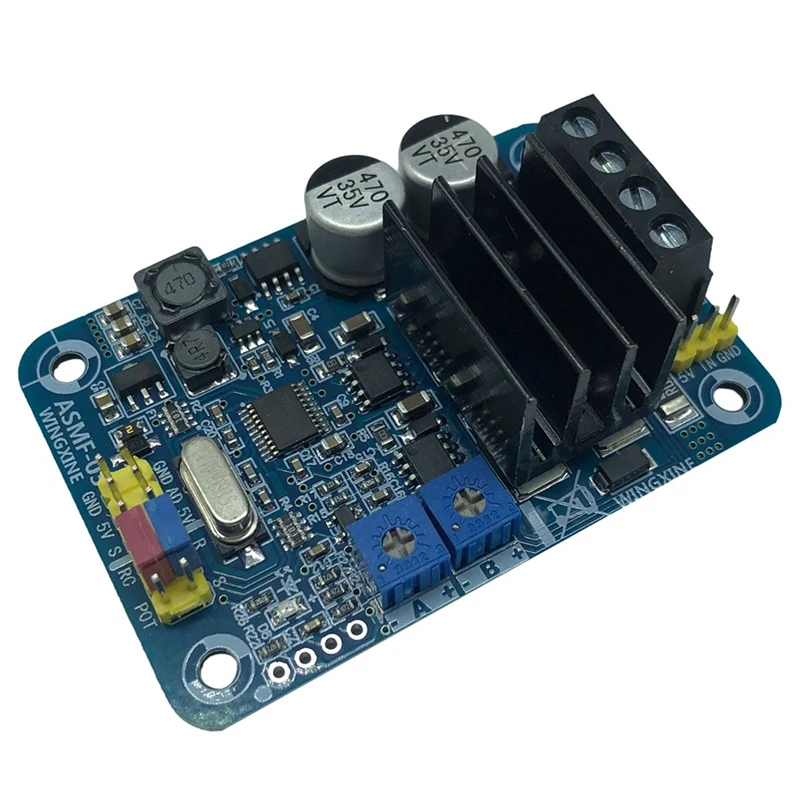 

Motor Controller Asmf-03 Single Channel High Torque 500Nm Steering Gear Controller Board 7V to 24V Motor Module