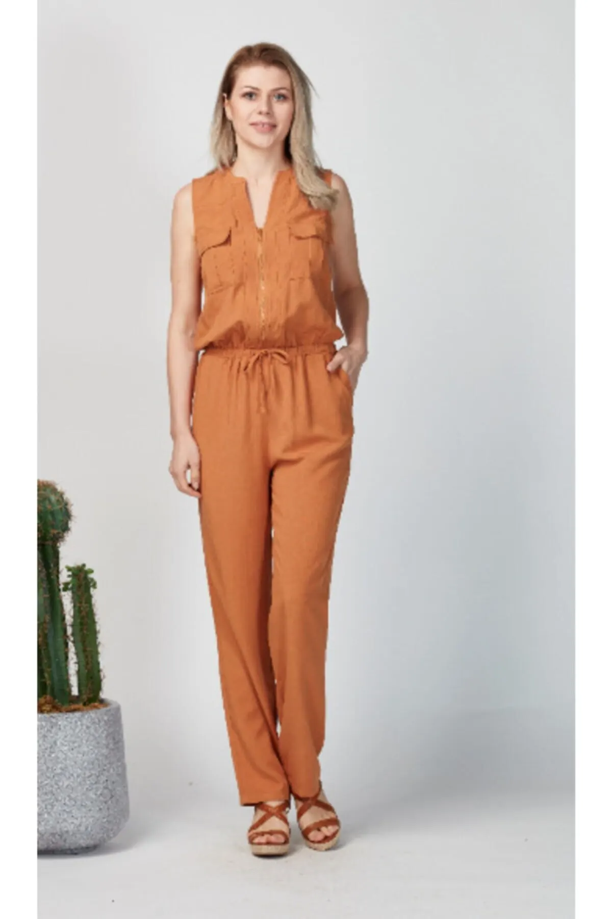 

Women's Overalls Brown Jumpsuit Style Hot Casual Sleeveless Loose Baggy Trousers Jumpsuit Jumpsuit Pants Romper Jumpsuit Jumpsuit Pants