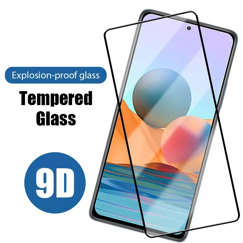 

Защитное стекло 9D для redmi note 10 Pro max 10s redmi note 5 6 Pro 5A Prime