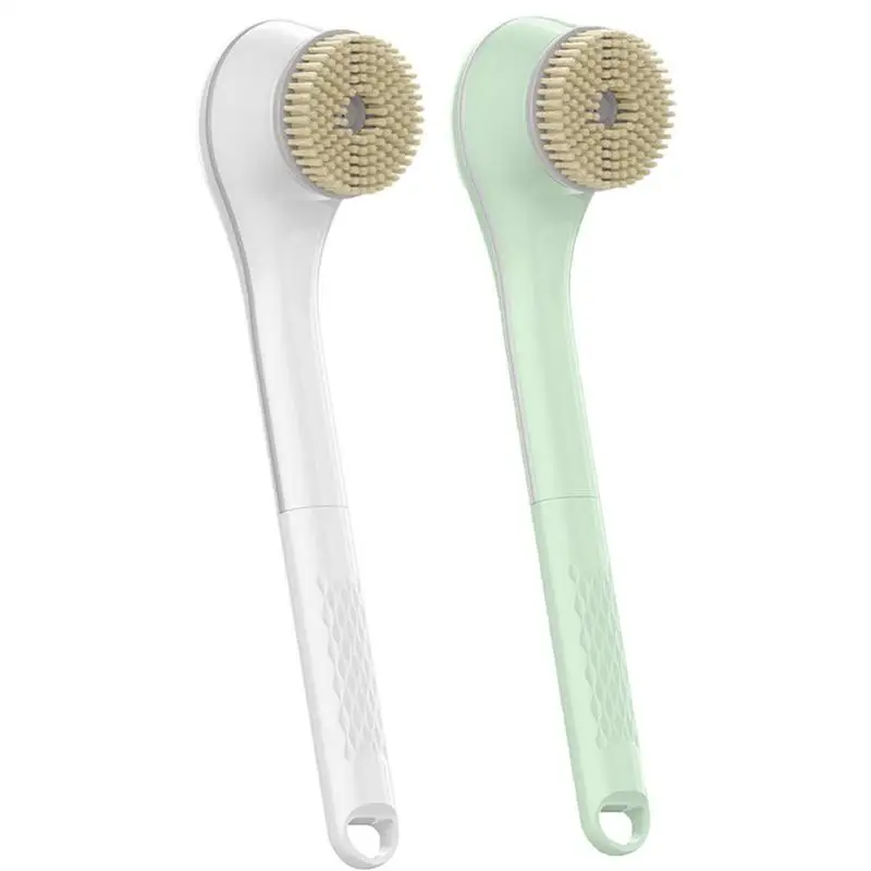 

Electric Shower Brush Back Body Scrubber Facial Cleansing Bathing Cleaner Handle Exfoliator Bath Brushes For Showering