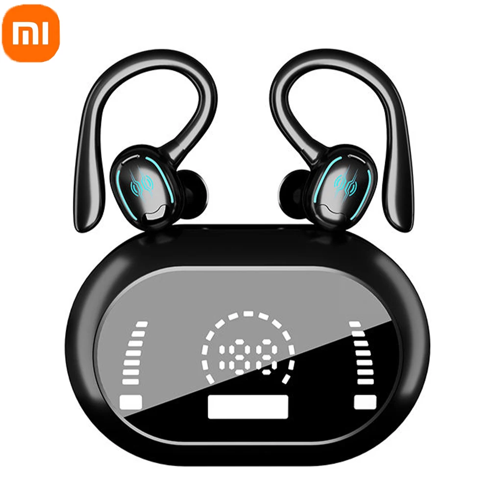 

Xiaomi Wireless Earbuds Bluetooth Headphones 5.3 Digital LED Display Over-Ear Earphones Sports Waterproof Headphones with Mic