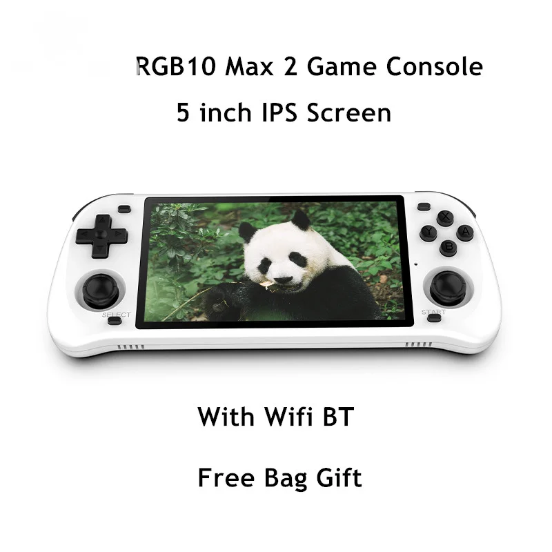 

New rgb10 maximum 2 and 5-inch portable game control, 3D joystick chip rk3326, WiFi, open source, ee4.3, PSP, retro