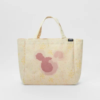 2021 New Mickey Mouse Tie-Dye Printed Tote Bag Large Capacity Shopping Bag Fashionable Shoulder Bag Canvas Bag