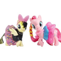 hasbro my little pony anime figure cute skirt pony pinkie pie songbird serenade e0186 model toy girl gift ornament