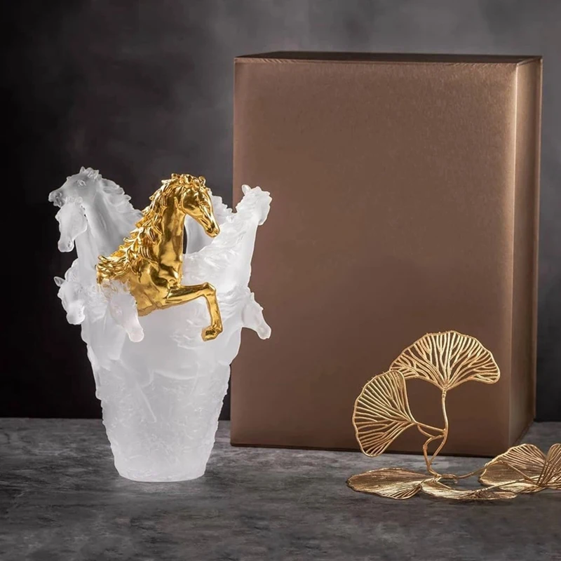 Хрустальная курильница из смолы арабская конская Liuli основание украшения для