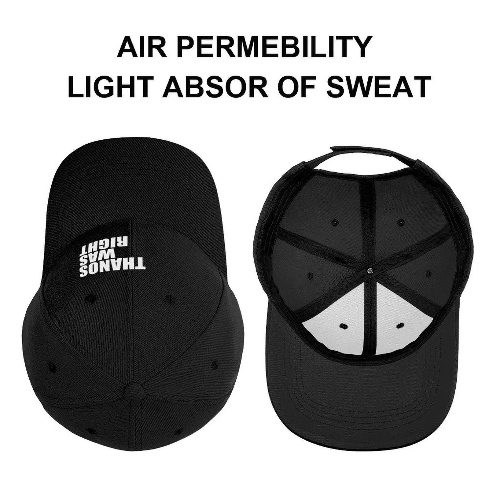 Белая бейсболка Thanos Was Right Beach Rave Golf Hat Мужская модная пляжная кепка для мальчиков и