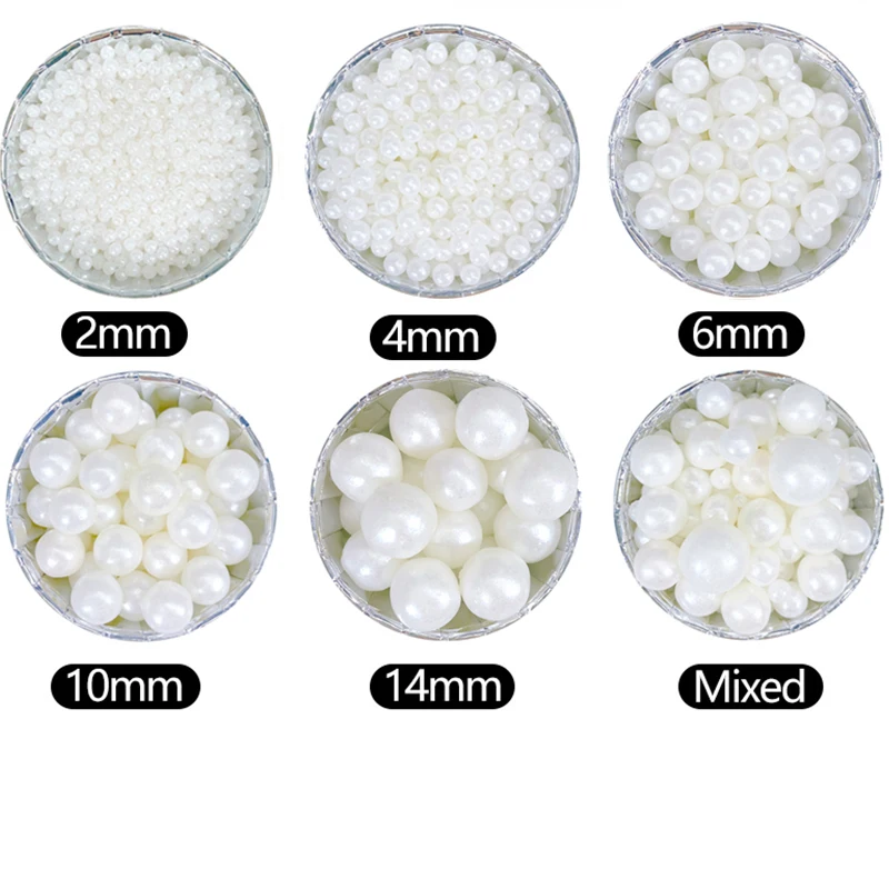 

50g White Beads Edible Pearl Sugar Ball Fondant Baking Decorating Chocolate Cake Decor Candy Diy For Baking Candy Decoration