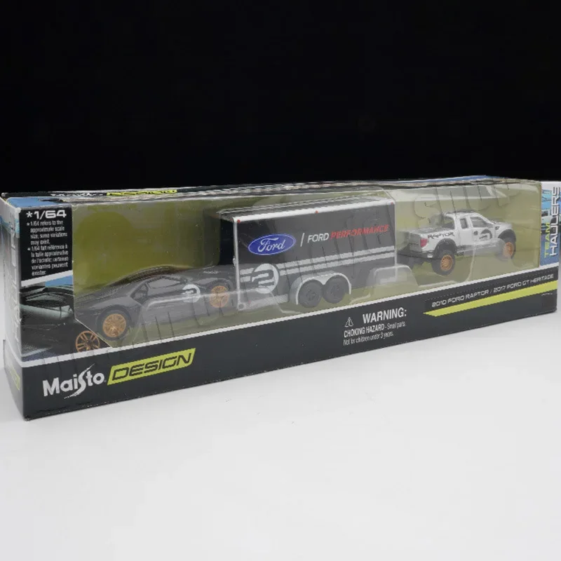 Maisto 1/64 Ford F150 GT прицеп Chevrolet пикап Subaru BRZ литой под давлением Модель автомобиля