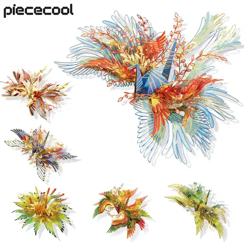 Металлический Набор для сборки картинок Piececool, 3D головоломка «Тысяча Желаний», для подростков