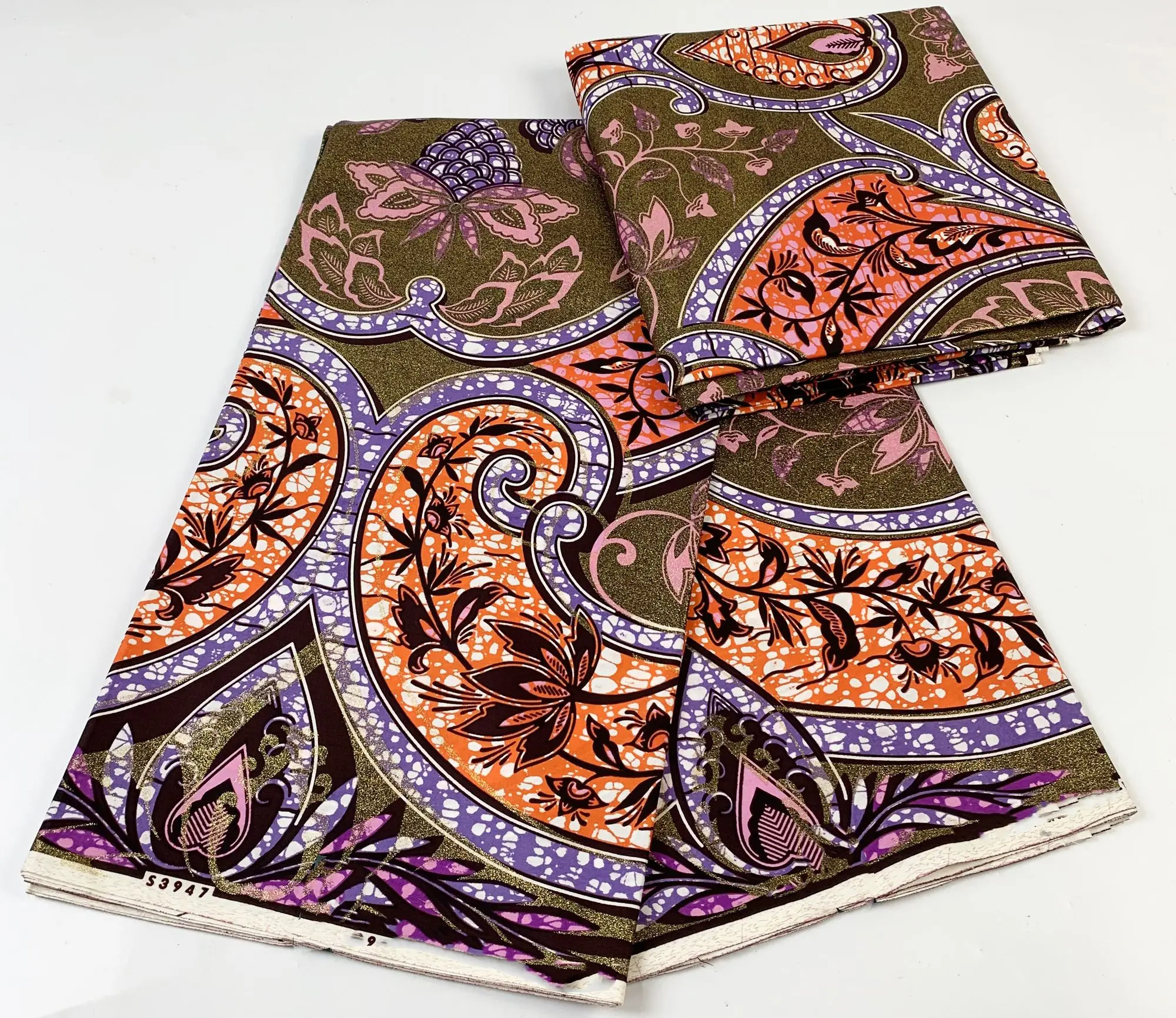 

Genuine Grand Super Dutch African Wax Printed Cotton Fabric For Sewing 6 Yards Ankara Hollandais Dye Wax Block Fabric For Dress
