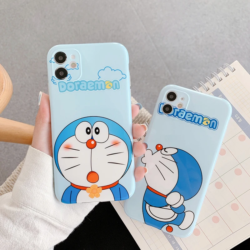 

BANDAI Cartoon Doraemon phone case for IPhone 11 7 8P X XR XS XS MAX 11 12pro 13 pro max 13 promax 2022 cover