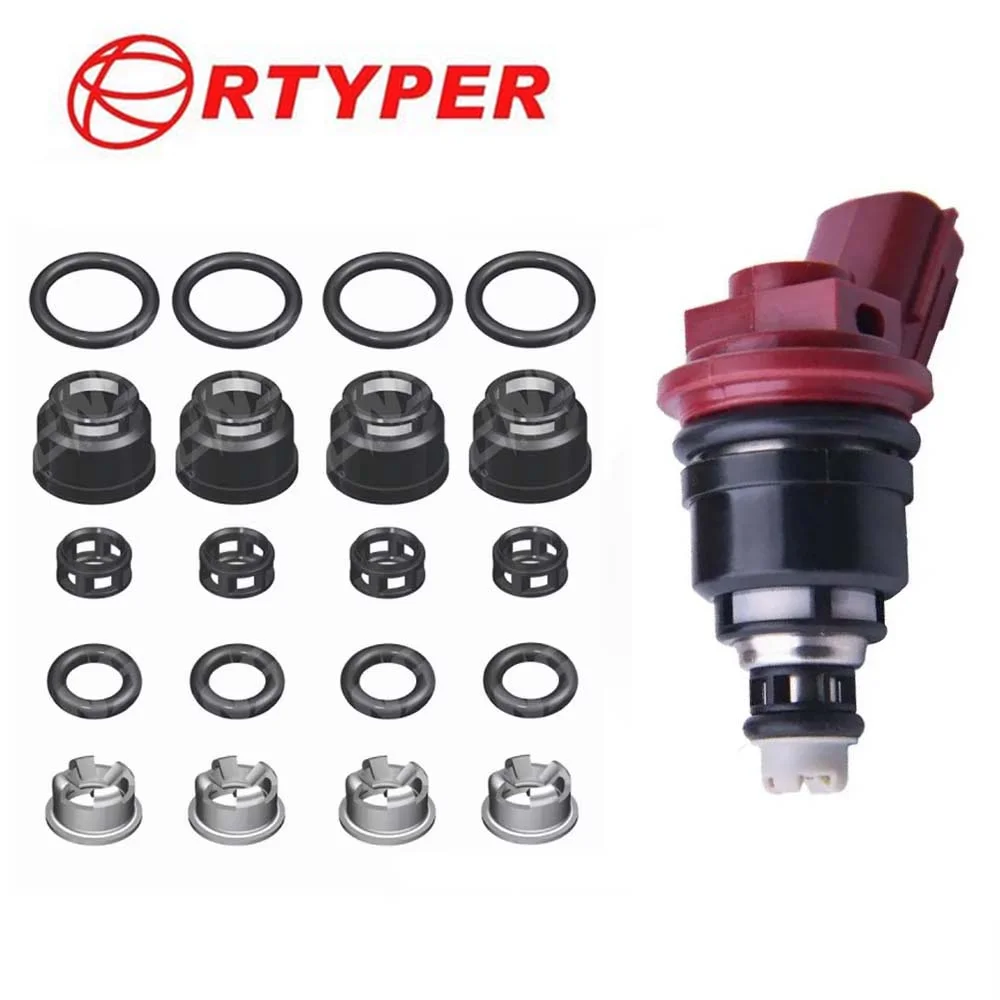 

4 комплекта ремонтных комплектов топливных форсунок для Nissan Sentra Altima Infinit SR16 SR20 SR20DET 16600-10Y00 16600-96E01