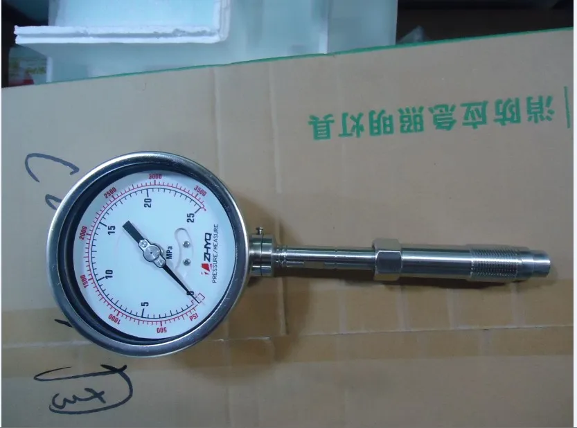 

High temperature melt rigid rod melt pressure gauge PY124Y-610-40MPA-M14