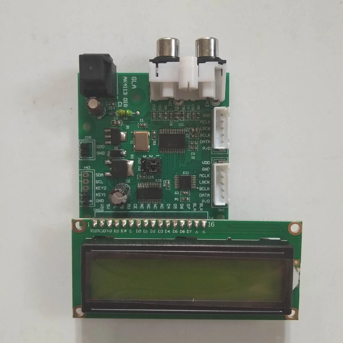 

Spdif/optical/coaxial/I2S Input/turn I2S Output Digital Receiving Board, Soft Control/sampling Rate Display