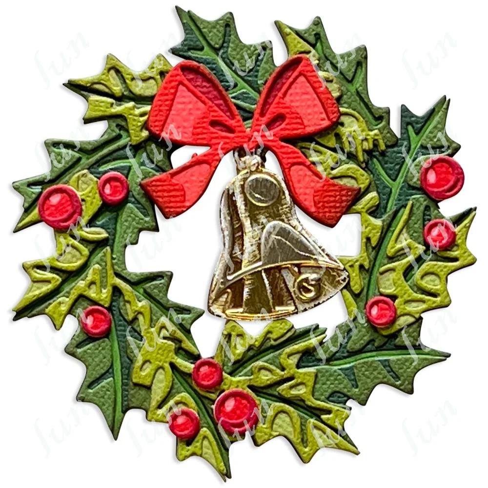 

2022 New Metal Cutting Die Diy Yuletide christmas bell Molds Scrapbooking Paper Making Cuts Crafts Template Handmade