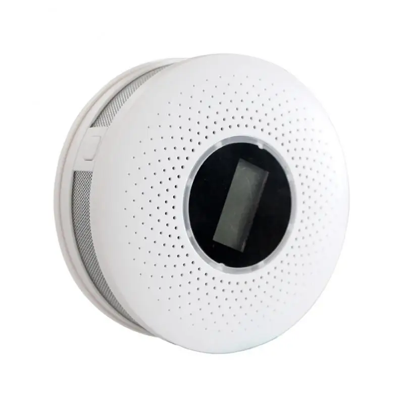 

CoRui Carbon Monoxide Smoke Composite Alarm Household 2 In1 Fire Soot CO Smoke Detector Carbon Monoxide Detector Security Alarm
