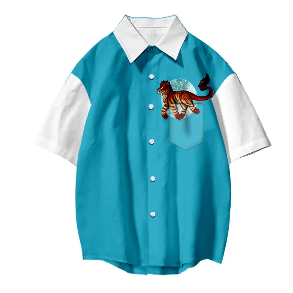 В продаже продаются новые популярные короткие рубашки с принтом тигра, Поэтому поторопитесь и совершите покупку. Сейчас есть мероприятия, мужские рубашки