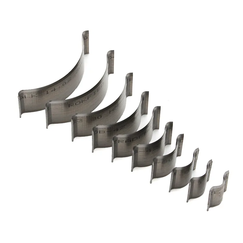 

10 Size DIY Leather Cutter Shallow Round Cutting Die Wallet Corner Notebook Belt 1/4 Circle Punching Tool