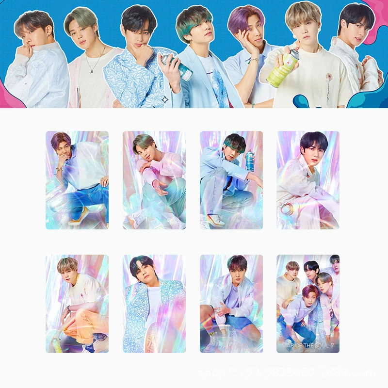 

8Pcs/Set Wholesale Kpop Bangtan Boys Postcard New MAP OF THE SOUL 7 Lomo Card Photo Cards Poster Picture Fans Gifts Collection