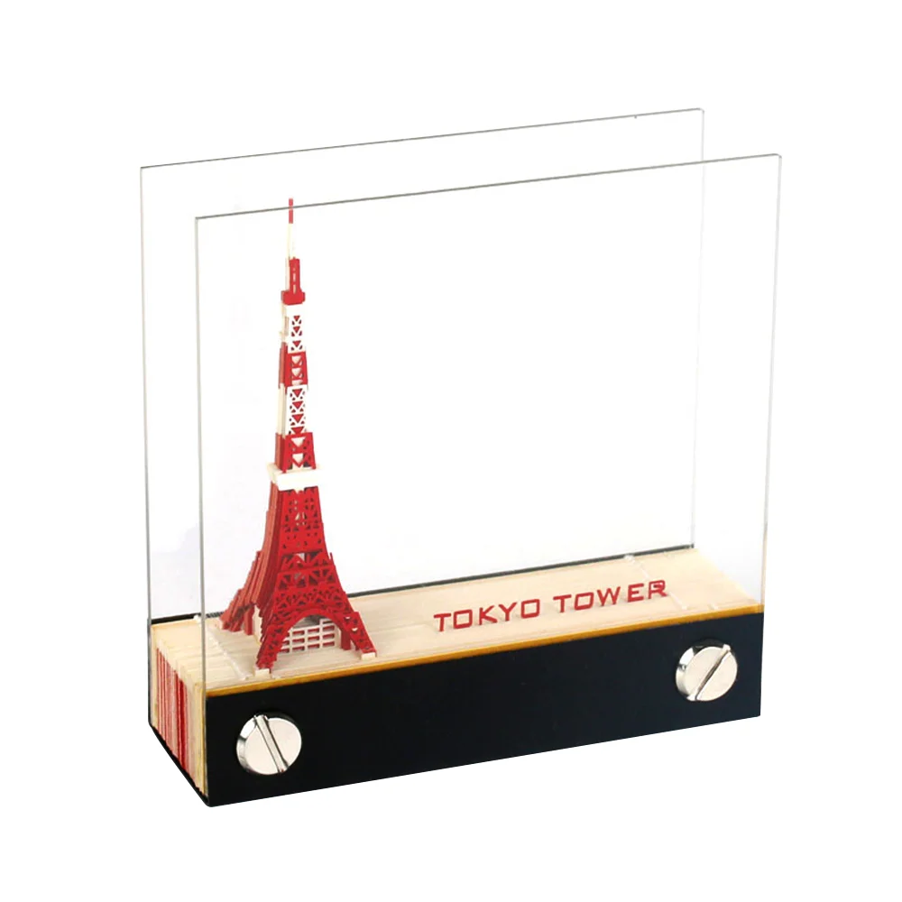 

Omoshiroi Block 3D Notepad Tokyo Tower 3D Memo Pad Cute Sticky Notes Block Notes Scrapbooking 3D Note Paper Carving Model Gifts